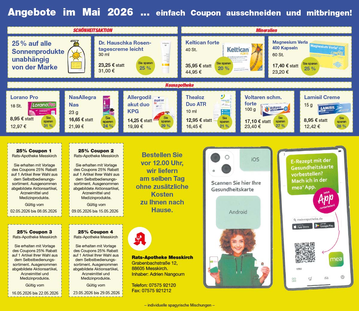 Angebot Rats-Apotheke Messkirch November 2025